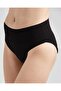 Women's Bamboo High Waist Slip Panties Black - 5