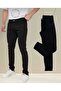 Men's Regular Fit Straight Leg Stretchy Lycra Denim Jeans Trousers - 3