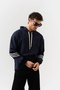 Night Pulse Kangaroo Pocket Detailed Hoodie