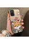 Poco M5S Compatible Heart-Themed Fox Rabbit Printed Case, Friend and Couple Matching Cover
