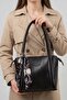 Women's Scarf Faux Leather Shoulder and Hand Bag Dimensions 22X18X11 cm