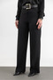 Women's Belted Wide Leg Trousers - 4