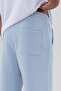 Washable Baggy Sweatpants Baby Blue - 5