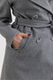 Women's Belted Button Detailed Cashmere Coat - 2