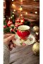 Perla 2-Piece Porcelain Hand Painted Turkish Coffee Cup
