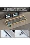 JOYACCESS Black Gold Wireless Keyboard with Low-Profile Keys - 2.4GHz Full-Sized, Windows, Quiet, Er - 3