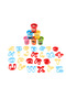 - Learning Letters With Dough Cans Set - Color May Vary - 32 Pcs - 340 gm - 5
