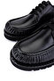 Men's Genuine Leather Black Casual Shoes - 4