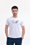 30/1 Single Jersey Fabric Crew Neck Logo Printed Short Sleeve Men's T-Shirt - 5
