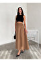 Women's Scuba Suede Flared Skirt Soft Texture Comfortable Fit Lycra - 4