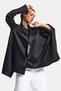 Women's Black Color Oversized Design Shirt - 5
