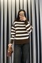 Striped Sweater - Brown Brown - 5