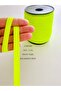 5 Meters Width 1 cm Neon Green Color Narrow Webbing, Herringbone Piping, Ribbon, Styrofoam, Sewing Tape