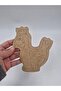 10 Pieces Wooden Painting Cute Chicken School DIY Activity Activity Art 15 cm