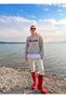 Gray Love Embroidered Sweatshirt - 9
