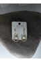 Xuping Zircon Stone Dangle Hoop Detailed Earrings - 3