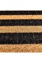 Giz Home Black Striped Koko Door Mat - Beige / Black - 40X60 cm - 2