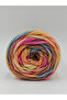 Cotton Batik Hand Knitting Yarn 60% Cotton 40% Acrylic 100Gr (Cb22 Karanfi̇l) - 2