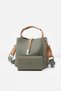 Women's Embossed Printed Vegan Shoulder and Hand Bag with Lock Detail Jpm4002