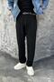 Classic Wide Pleated Baggy Pants Black - 2