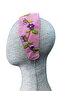 - Tülin 3528 7891 Handmade Brazilian Embroidered Pink Crown / Hair Accessory - 42 cm - 2