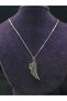 Angel Wing Steel Necklace Single Wing Detail Embroidered Angel Love Romantic Symbol Steel Women's Jewelry - 8