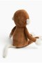 Embroidered Appliqued Monkey Plush Soft Toy with Detailed Processing, Sleeping and Play Companion - 3