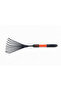 Mini Garden Rake with Ergonomic Comfort Grip & Rust Resistant (15W x 55H cm)