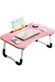 Portable Folding bed Table, Laptop Desk With ipad and Cup Holder