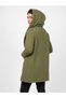 Wearable Tv Blanket with Hooded Pocket Khaki Unisex 3 Yarns Ş Fleece-Lined Cashmere Look - 4