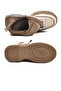 Beige Zippered Women's Boots with Fleece Inside 26K310-13 Z - 5