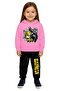 Batman Printed Children's Tracksuit Set 3 Thread Count Fleece-Lined Cotton Fabric Hooded