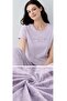Women's Pajama Set 50% Cotton 50% Modal – Soft Textured, Breathable, Casual Comfortable Pajama Set - 5