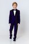 Boy's Stylish Black Collar Detailed Suit - New Season