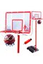 Indoor & Outdoor Kids Basketball Hoop Set with Large Backboard - 2