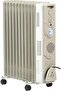 HT-244 11-Fin Oil-Filled Radiator Heater | Adjustable 3 Heat Settings