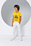 Boy's Ecru Casual Pants with Zipper Pocket Detail - 2