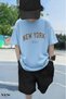 New York Usa Printed Unisex Children's T-Shirt