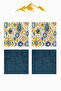 Digital Printed Soft Textured 4-Piece Throw Pillow Cover Set (43X43 cm) Krl0086 - 2