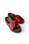 Women's Single Buckle Wedge Heel Comfort Sole Slippers - 2