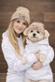 Mom and Dog Beanie 2-Piece Set - with Mom's Girl Label - Owner & Dog Matching Beanie - Dog Hat