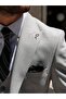 Men's Slim Fit Italian Style Suit Jacket Vest Pants with Vest -Lntcom2348 - 3