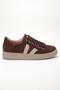 Women's Casual Sports Shoes Brown Suede Tied Thin Sole - 3