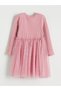 Ozmarka New Season Crew Neck Bowknot Girl's Dress - 4