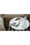 Folding Metal Side Table Waterproof Small Coffee Table Sofa Side Table with Removable Tray - 4