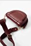 Women's Cross Shoulder Bag Claret Red - 3