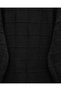 Square Patterned Soft Knitwear Tunic - Black - 2