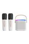 Bluetooth Karaoke Speaker with 2 Wireless Microphones