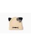 Baby Girl Cotton Hat with Cat Figure and Leopard Bow - 4