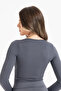Women's Seamless Long Sleeve Shaping / Sculpting Sports Blouse - 2